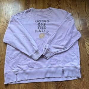 Lavender Aerie Graphic Sweater